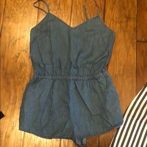 Forever 21 Denim Romper